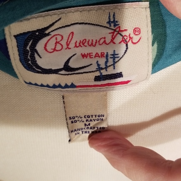 💜VINTAGE💜 BLUEWATER WEAR Midi Summer Dress - Picture 5 of 8